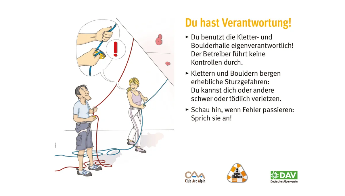 Regeln für Kletterhallen des DAV | © DAV
