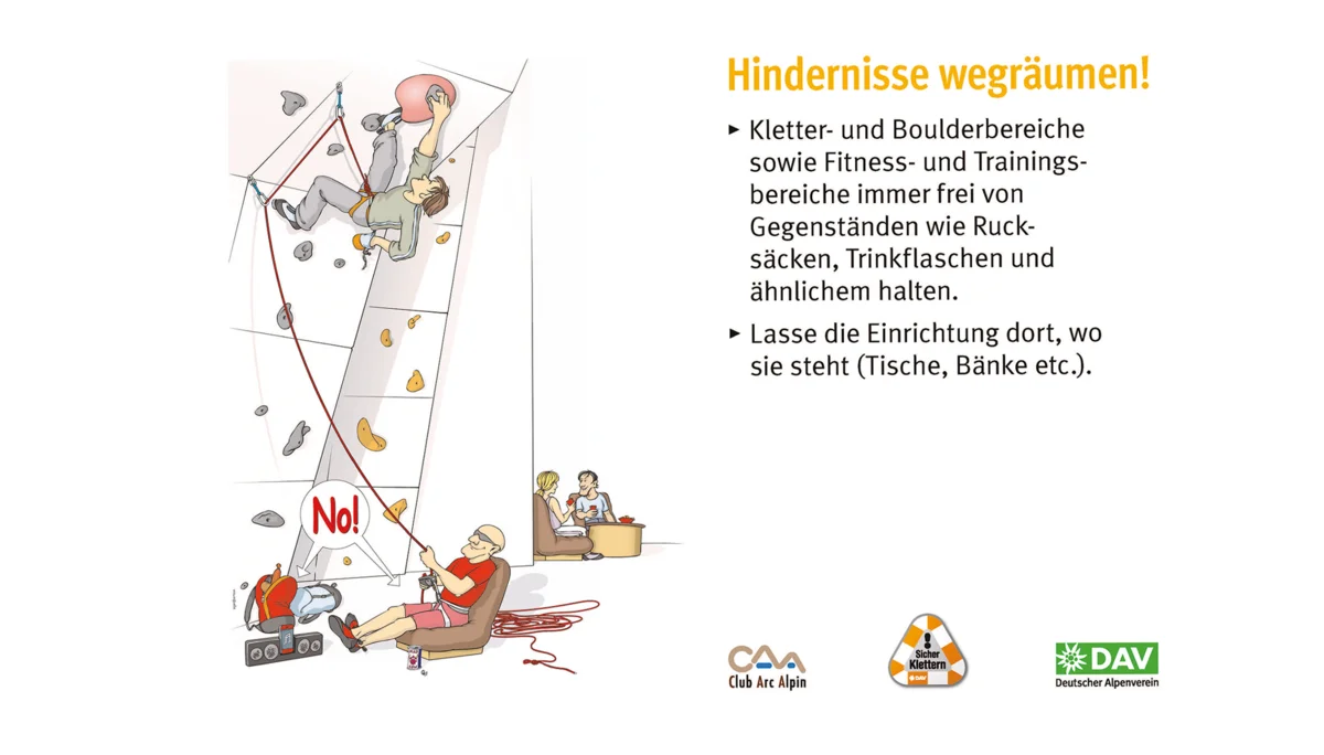 Regeln für Kletterhallen des DAV | © DAV