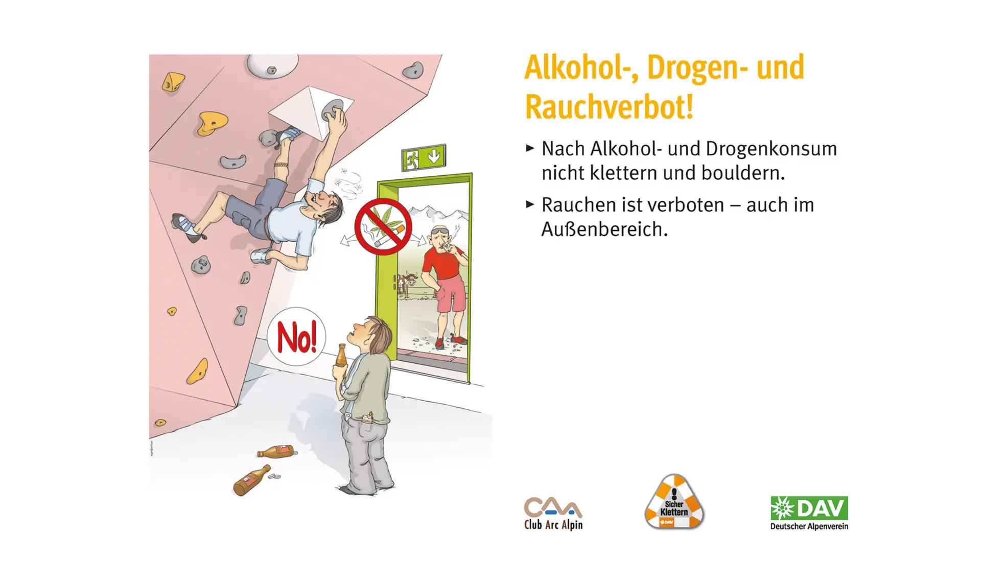 Regeln für Kletterhallen des DAV | © DAV