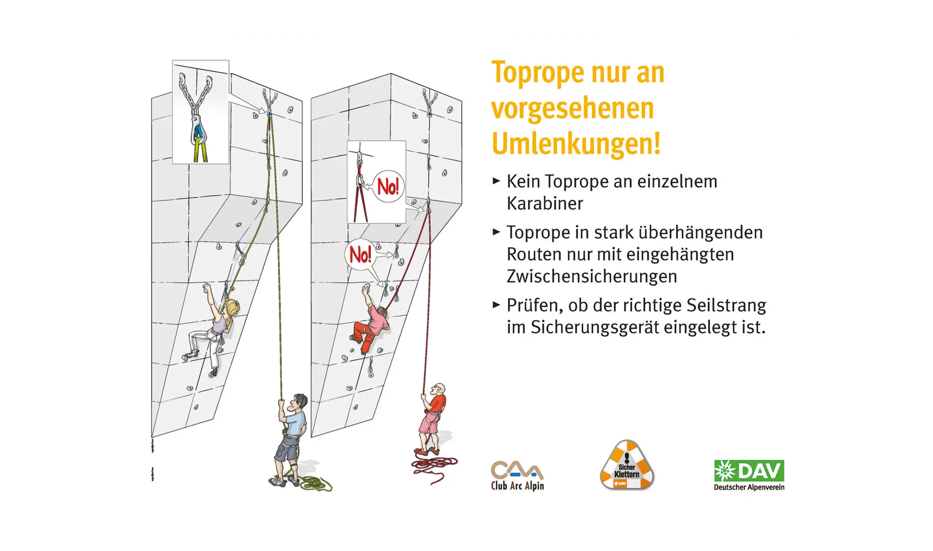 Kletter-Regeln - für mehr Sicherheit beim Klettern | © DAV